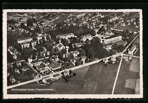 AK Aarau, Kantonspital, Fliegeraufnahme