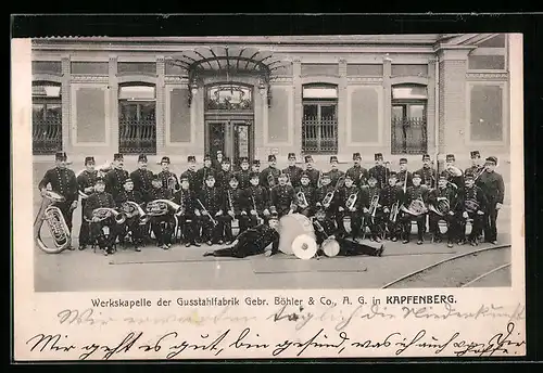 AK Kapfenberg, Werkskapelle der Gusstahlfabrik Gebr. Böhler & Co. AG