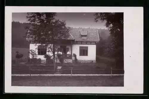 Foto-AK Sparbach, Ansicht der Knapp-Villa