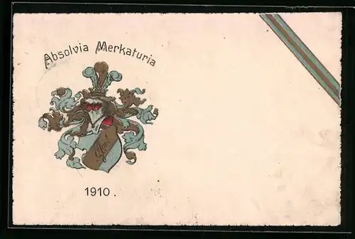 AK Absolvia Merkaturia 1910, Studentenwappen