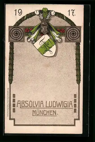 AK München, Absolvia Ludwigia 1917