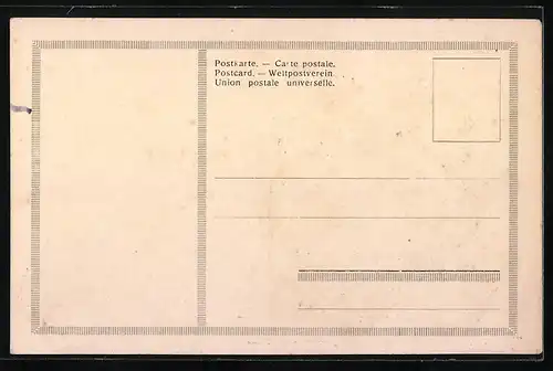 Künstler-AK Immenstadt, Absolvia der sechsklassigen Mädchenmittelschule 1924, Wappen