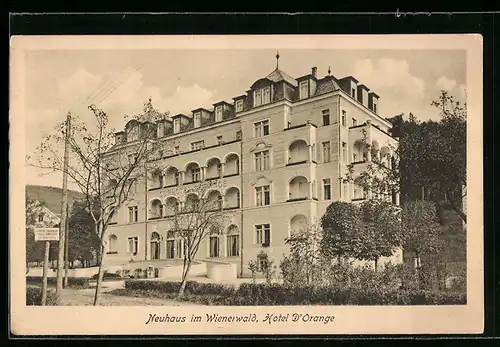 AK Neuhaus im Wienerwald, Hotel D`Orange