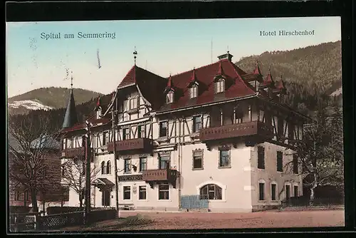 AK Spital am Semmering, Hotel Hirschenhof