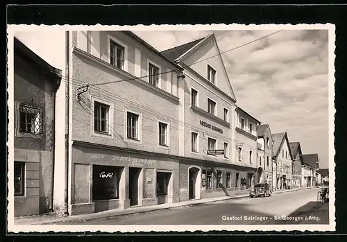 AK St. Georgen i. Attg., Gasthof Seiringer, Inh.: Adolf Seiringer