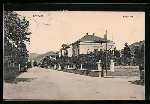 AK Boppard, Partie der Mainzerstrasse