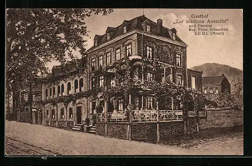 AK Sehl /Mosel, Gasthof Zur schönen Aussicht von Peter Schausten