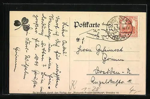 AK Bismarck, Portrait in Uniform