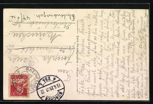 AK Rheinfelden, Partie am Wasser