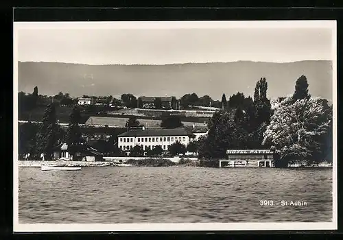 AK St. Aubin, Hotel Pattus am Seeufer