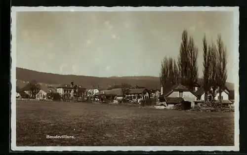 AK Boudevilliers, Teilansicht vom Ort