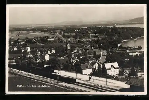 AK St. Blaise-Marin, Ortsansicht mit Weitblick