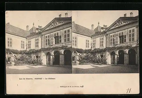 Stereo-AK Coppet, Le Chateau