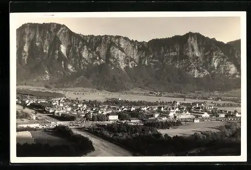 AK Landquart, Blick zum Bahnhofquartier