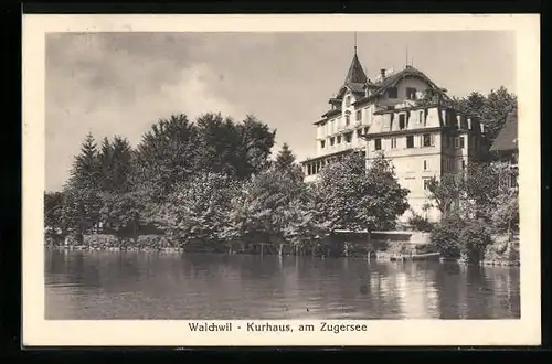 AK Walchwil, Kurhaus, am Zugersee