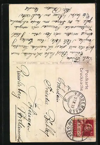 AK Basel, Blick auf die Pauluskirche