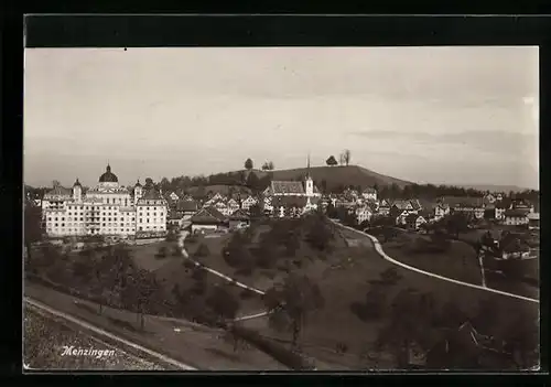 AK Menzingen, Ansicht der Ortschaft