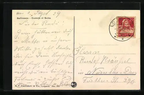 AK Bellinzona, Castello di Svitto