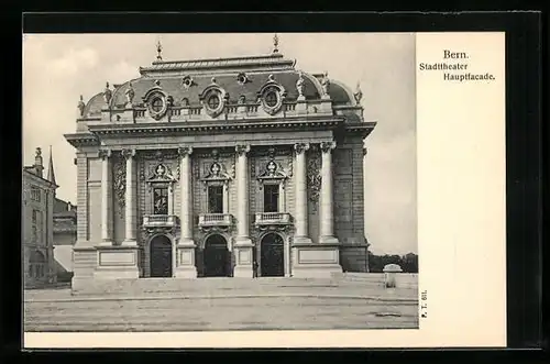 AK Bern, Stadttheater, Hauptfacade