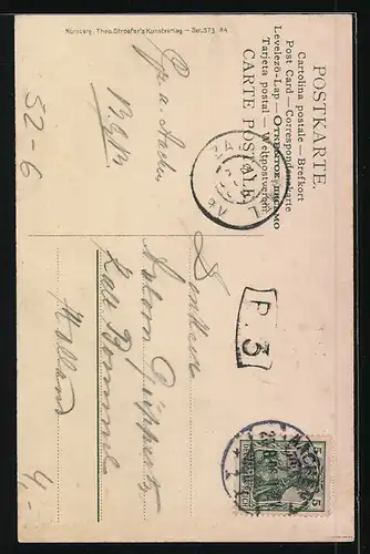 AK Baby mit weinendem Gesicht