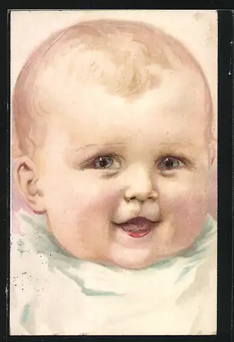 Künstler-AK Glücklicher Wonneproppen