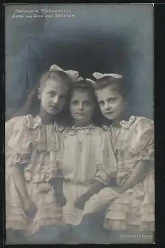 AK Prinzessin Margarethe, Anna und Alix von Sachsen