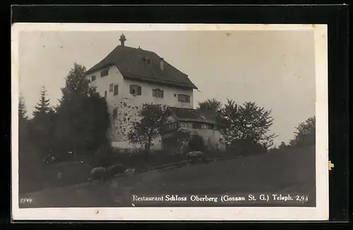 AK Gossau, Restaurant Schloss Oberberg