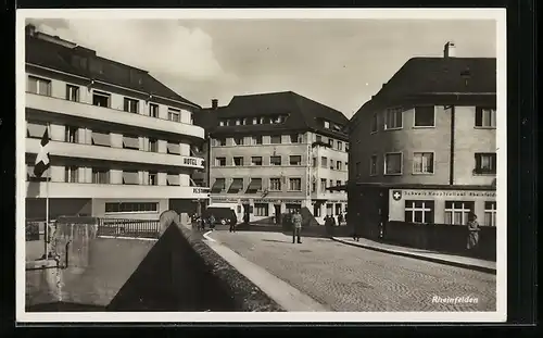 AK Rheinfelden, Partie am Hotel-Restaurant Storchen