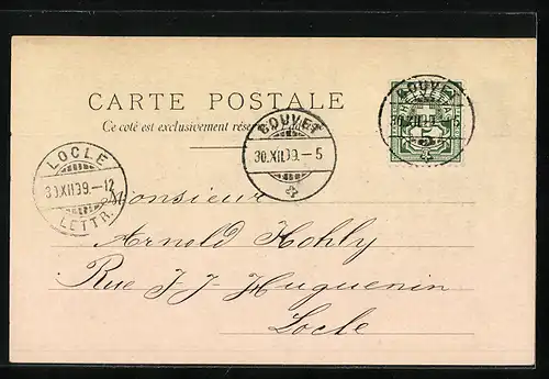 AK Couvet, Bureau des Postes