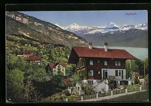 AK Sigriswil, Ortspartie mit Pension