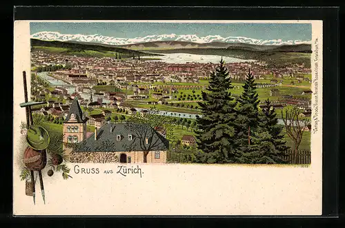 Lithographie Zürich, Teilansicht