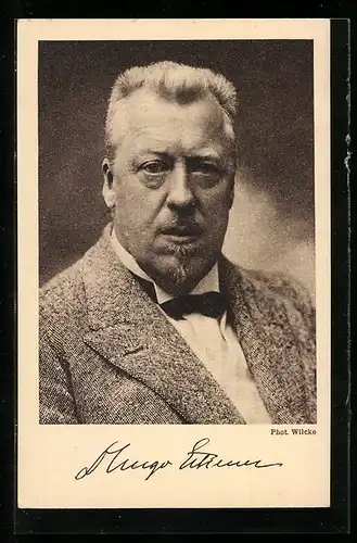 AK Porträt von Hugo Eckener, Reichsausschuss für die Zeppelin-Eckener-Spende