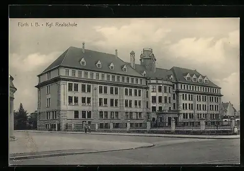 AK Fürth i. B., Kgl. Realschule