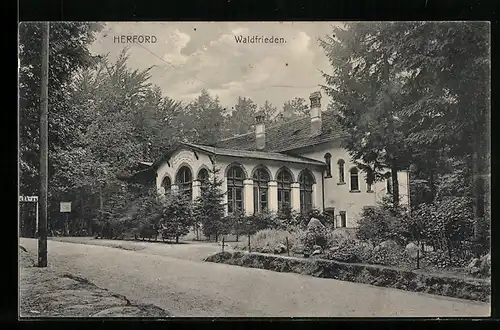 AK Herford, Gasthaus Waldfrieden