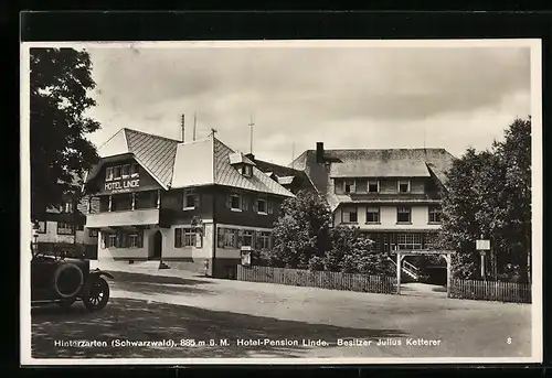 AK Hinterzarten i. Schwarzwald, Hotel-Pension Linde