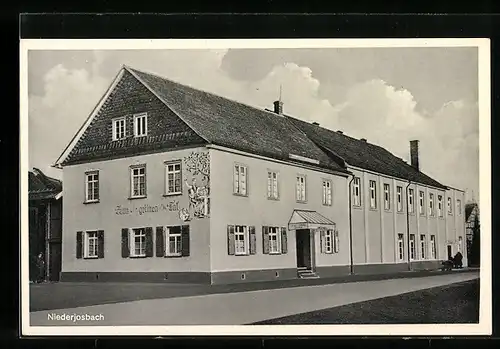 AK Niederjosbach, Gasthaus Zum grünen Tal