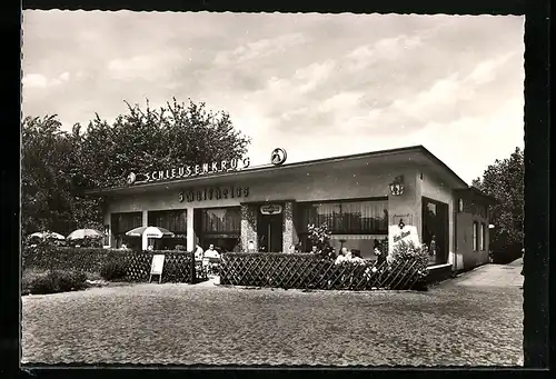 AK Berlin, Gasthaus Schleusenkrug im Tiergarten, Bes. Otto Fistler