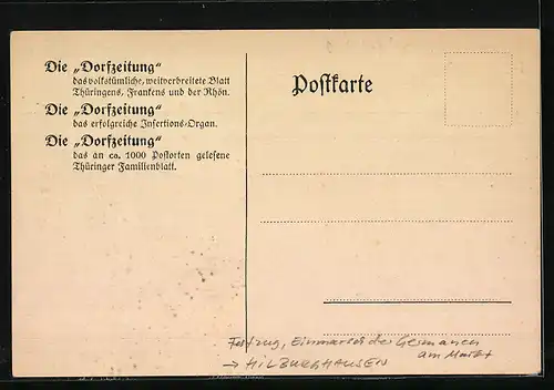 AK Hildburghausen, historischer Festzug, Die Germanen