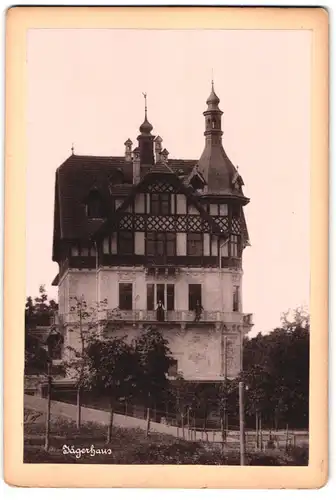 Fotografie unbekannter Fotograf, Ansicht Karlsbad, Blick auf das Jägerhaus