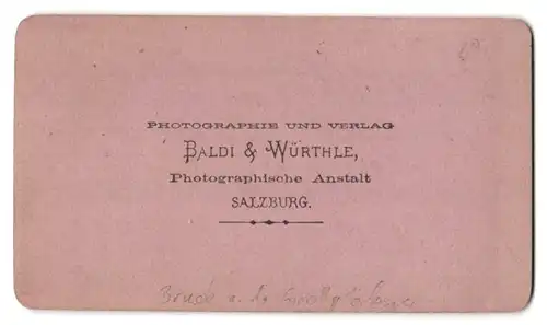 Fotografie Baldi & Würthle, Salzburg, Ansicht Bruck an der Grossglocknerstrasse, Schloss Fischhorn