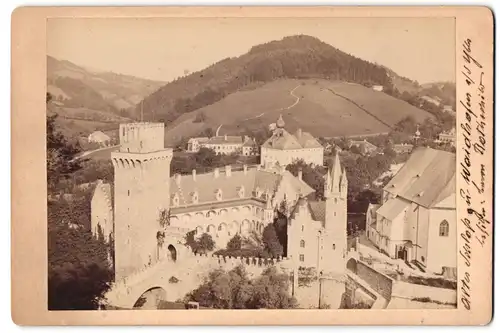 Fotografie Ferdinand Schnell, Waidhofen a. Ybbs, Ansicht Waidhofen a. Ybbs, Schloss Waidhofen von Baron Rothschild