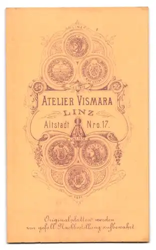 Fotografie F. Vismara, Linz, Altstadt 17, Junger Herr in modischer Kleidung