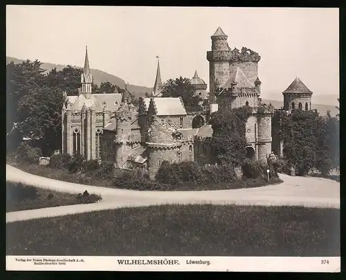 Fotografie NPG, Berlin-Steglitz, Ansicht Cassel-Wilhelmshöhe, Löwenburg