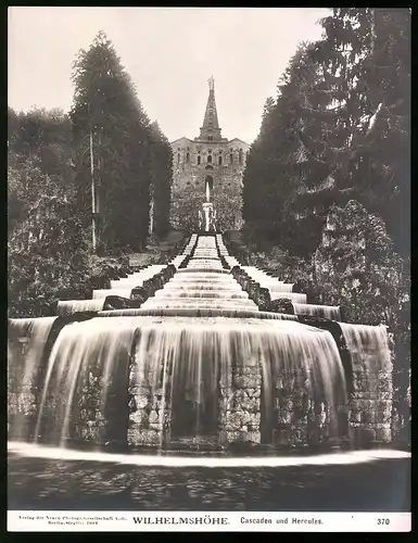 Fotografie NPG, Berlin-Steglitz, Ansicht Cassel-Wilhelmshöhe, Cascaden & Hercules