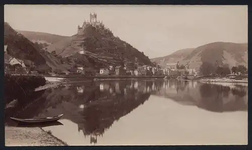 Fotografie unbekannter Fotograf, Ansicht Cochem, Panorama der Stadt