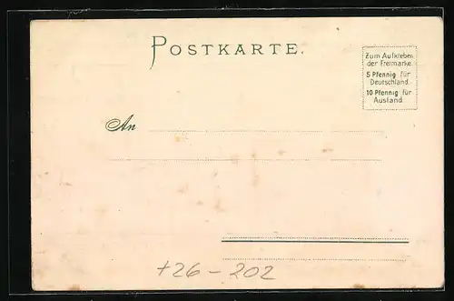 Künstler-AK Carl Biese: Blick zum Freihafengebiet