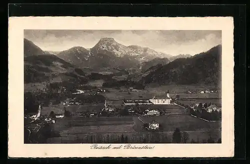 AK Reisach, Ortsansicht mit Brünnstein
