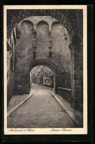 AK Andernach a. Rhein, Inneres Rheintor