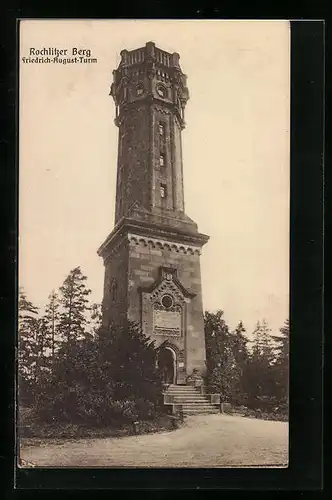 AK Rochlitz /Sachsen, Rochlitzer Berg mit Friedrich-August-Turm