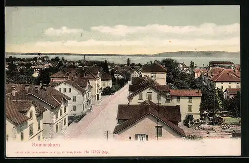 AK Romanshorn, Blick in den Ort